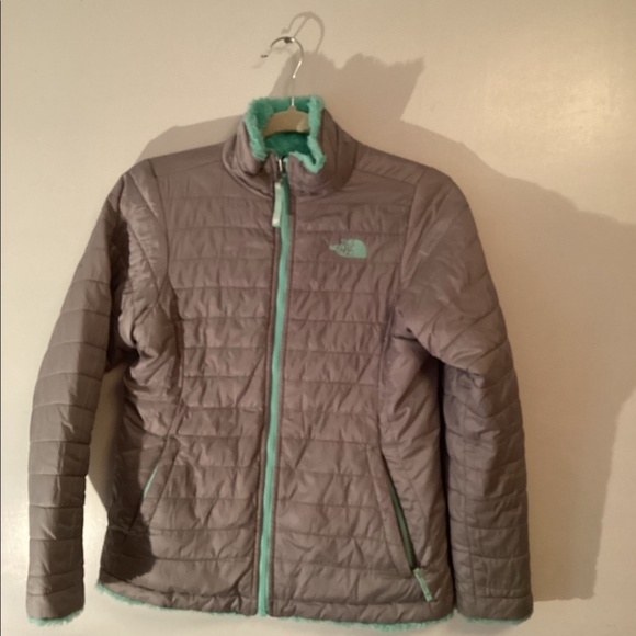 The Northface girls reversible jacket Sz L - Picture 3 of 11